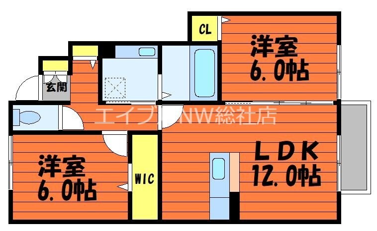 D-room神田の物件間取画像