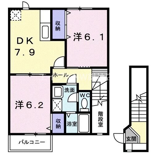 エクセレンスの物件間取画像