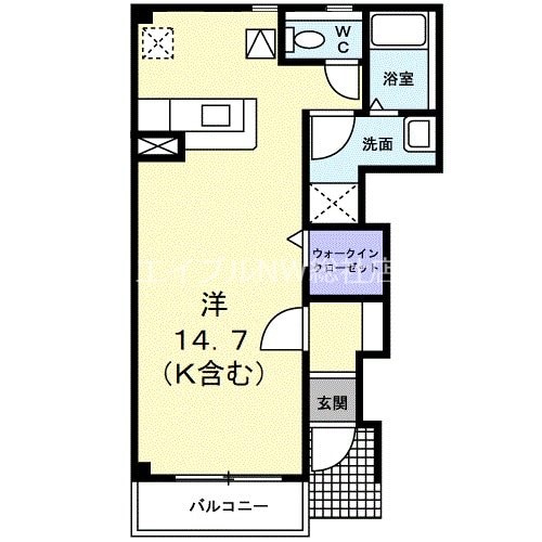 サン・スプリングメゾンＢの物件間取画像