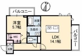 ヴィーロ　キャピターレの物件間取画像