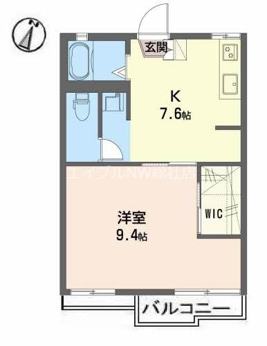 ハイツタンポポ　Ｂ棟の物件間取画像