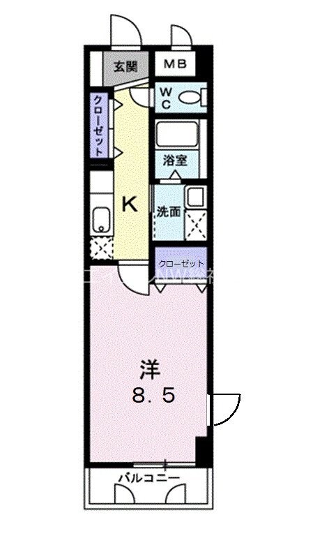 Ｔ－ＳＡＩＳＯＮ倉敷の物件間取画像