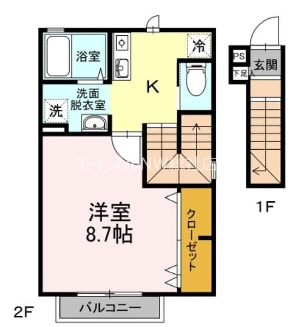 progress　Ｂ棟の物件間取画像