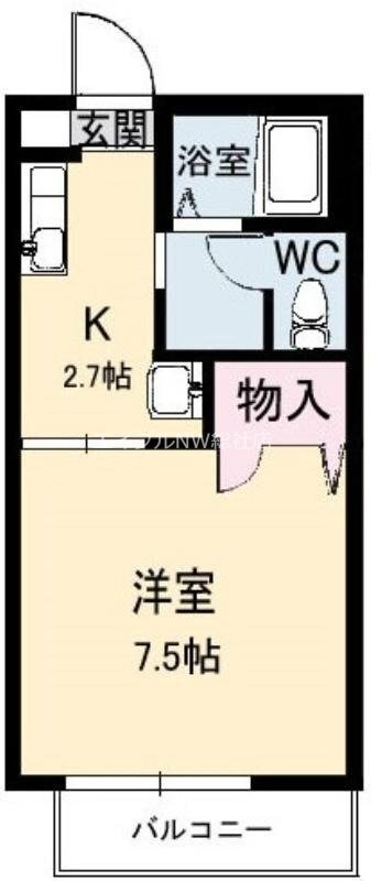 アンシャンテ沖新町の物件間取画像