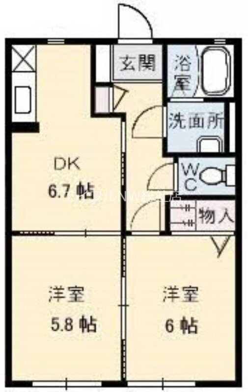 ST大高　Ｂ棟の物件間取画像