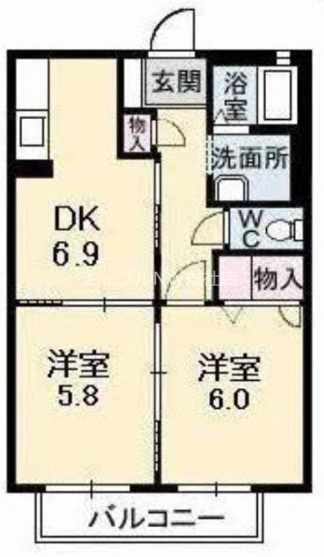 リヴィエールの物件間取画像