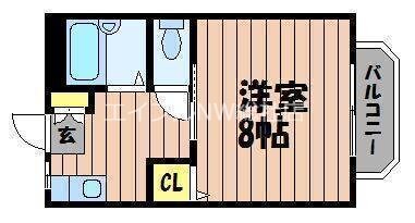 サンサンアイ　Ｂ棟の物件間取画像