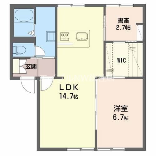 エトアール板谷　A棟の物件間取画像