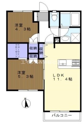 フェリジータの物件間取画像