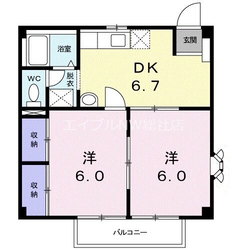 ニューシティＫ・Ｓの物件間取画像