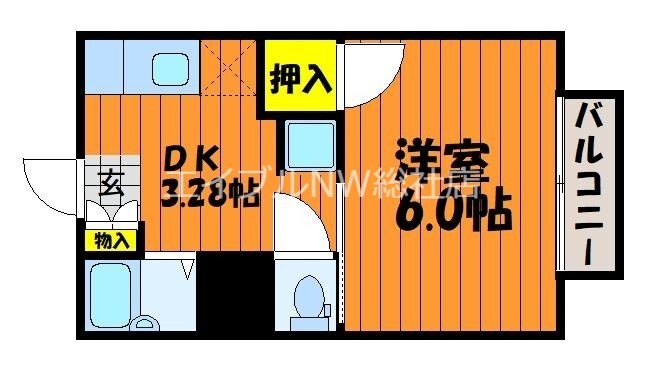 物件間取画像