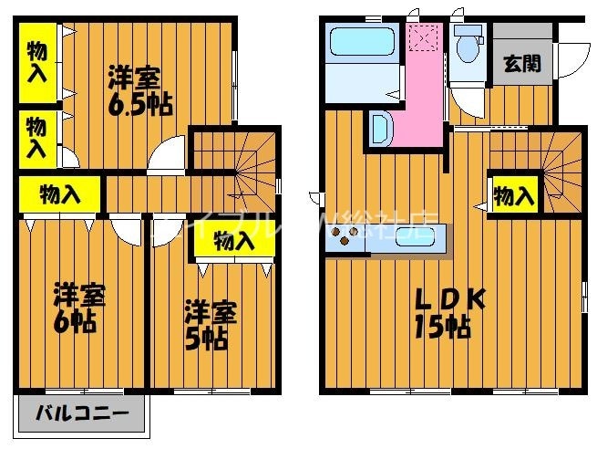 ベルクⅡ　Ａ棟の物件間取画像