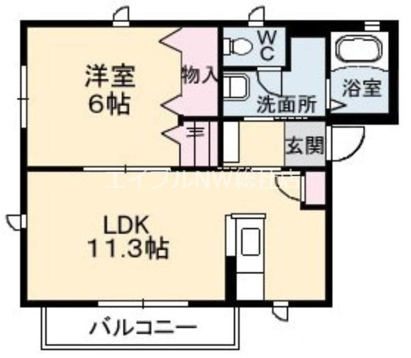 141-NAMIKIの物件間取画像