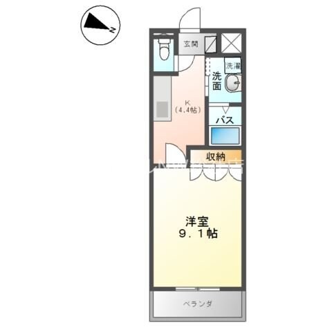 カントリードールの物件間取画像