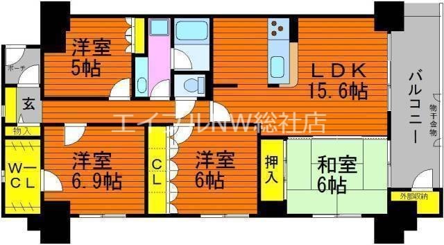 アルファステイツ老松町公園の物件間取画像