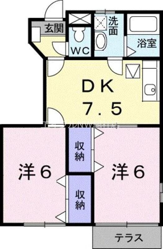 ヒルズ・ハウスの物件間取画像