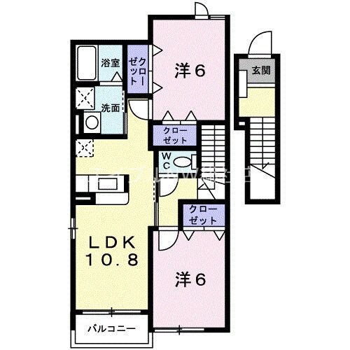 ラッフィナートの物件間取画像