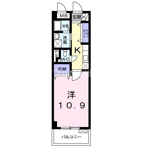 シャン・ド・フルールの物件間取画像