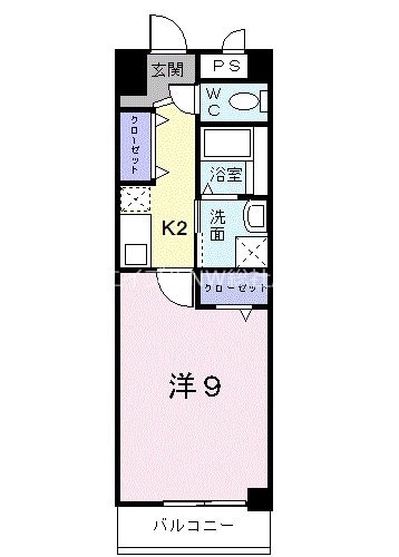 プラシード倉敷の物件間取画像