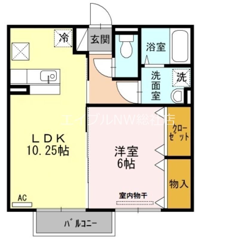 ディーバ　B棟の物件間取画像