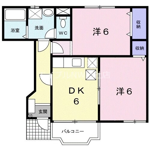 アビターレＡの物件間取画像