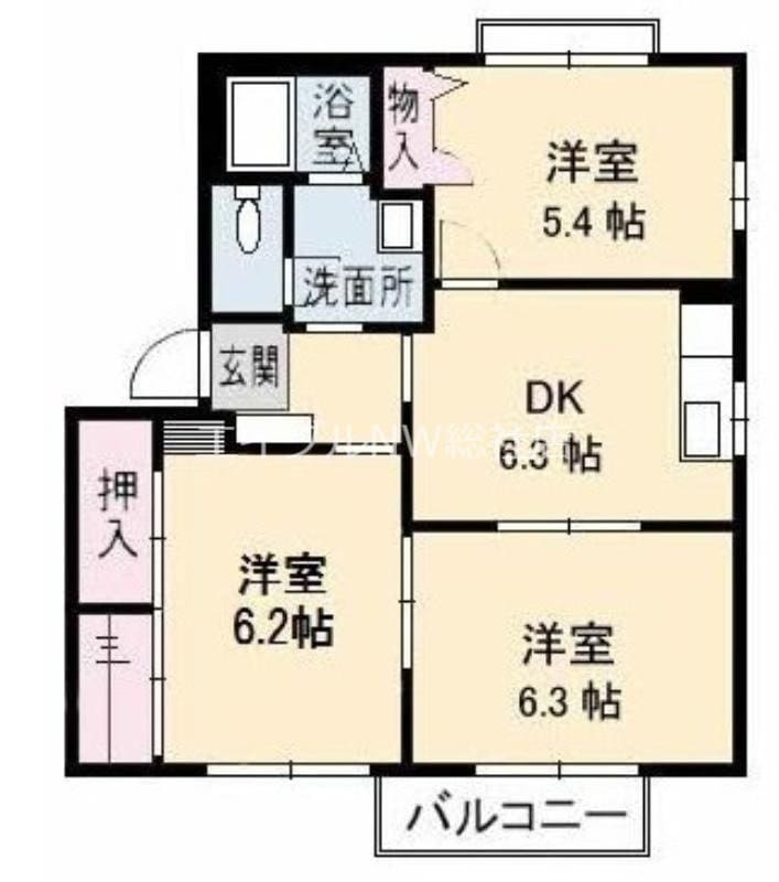 サン・フォーレス　B棟の物件間取画像