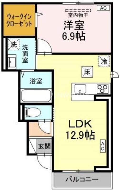 サンライズ安江の物件間取画像