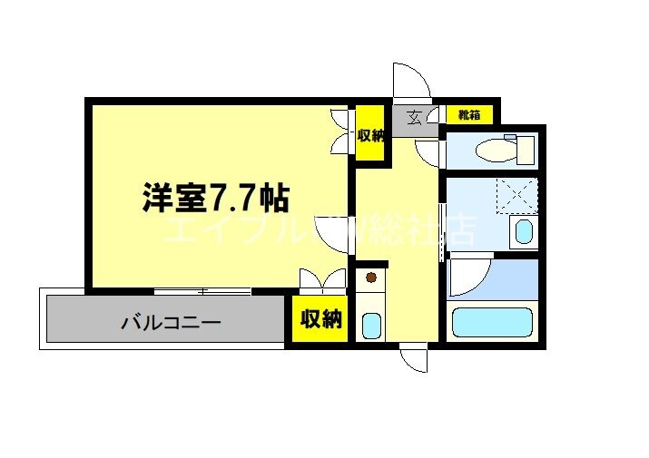 荒木ビルの物件間取画像