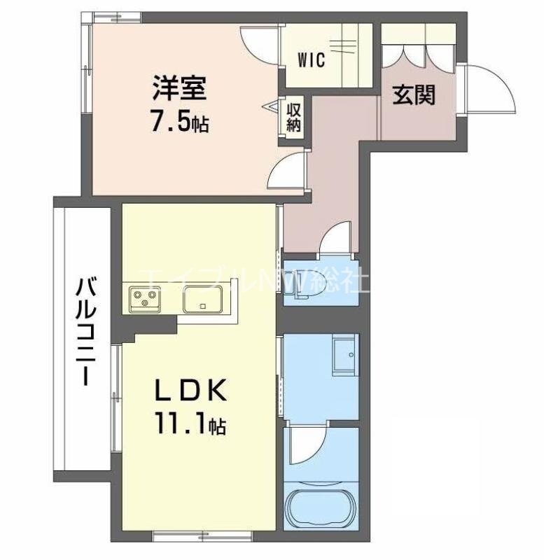 パルテ　ソノーレの物件間取画像