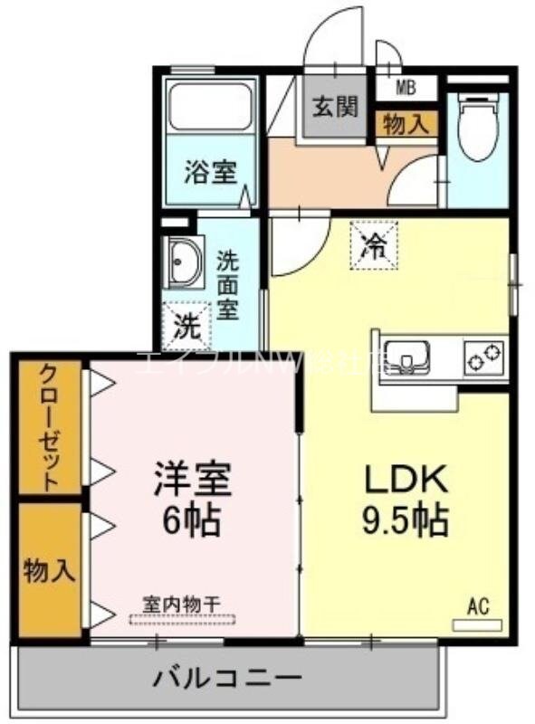 フォンテーヌの物件間取画像