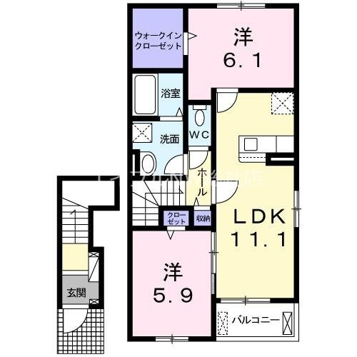 チャマハウスの物件間取画像