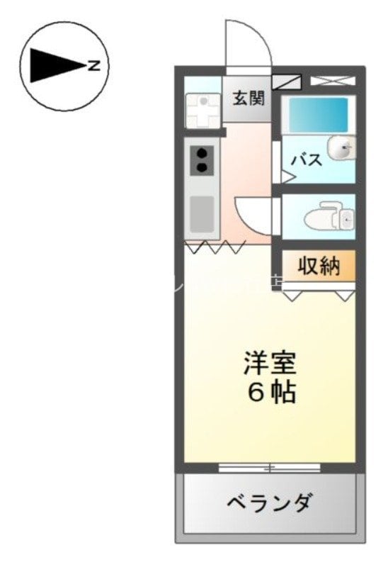 エスポワール老松の物件間取画像