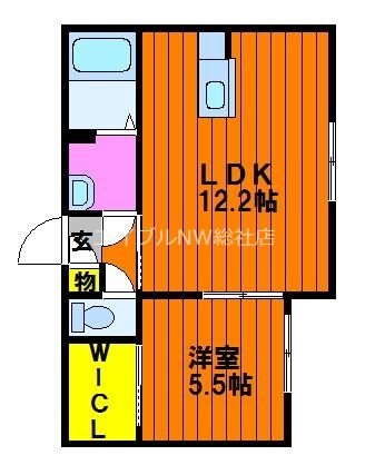 スカイメゾンの物件間取画像