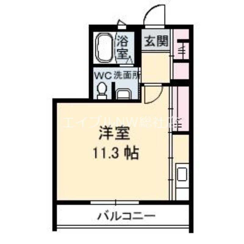 ウィスティリア　B棟の物件間取画像