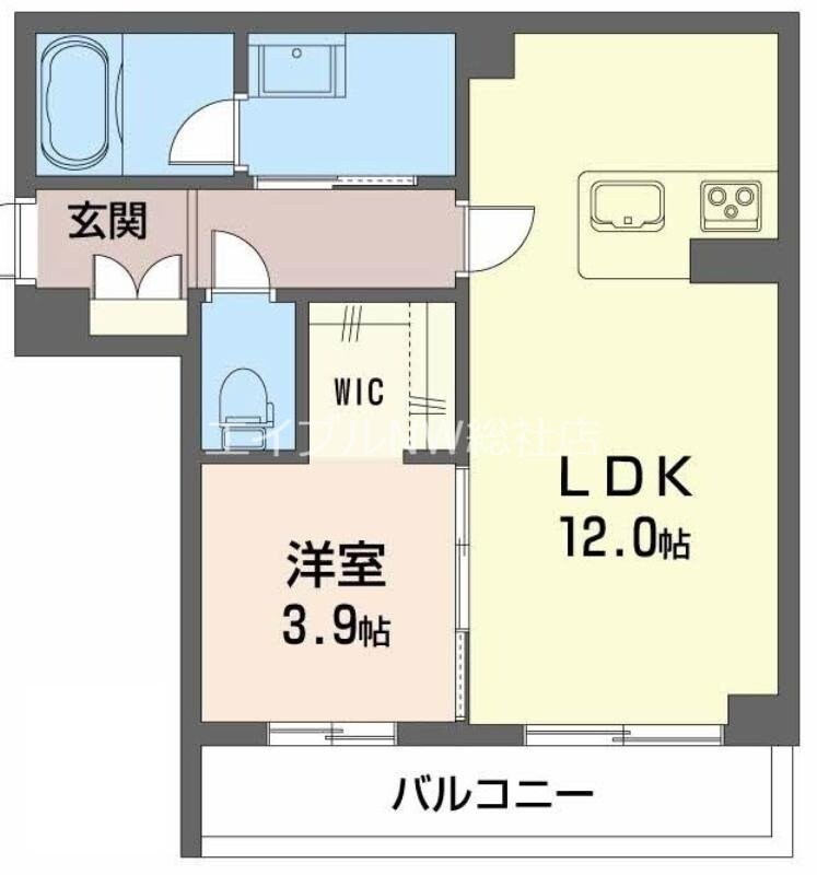 シャーメゾンはしまの物件間取画像