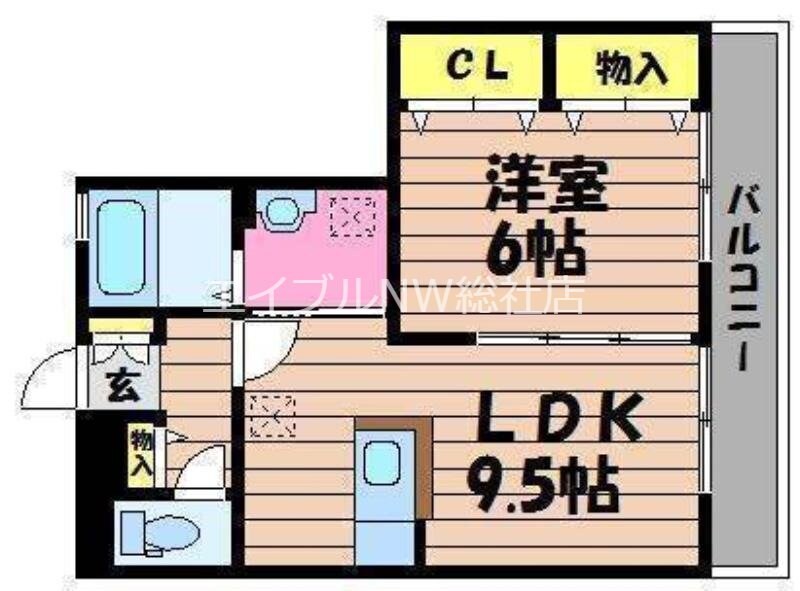 フォンテーヌの物件間取画像