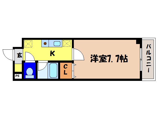 サンクフルネスの物件間取画像