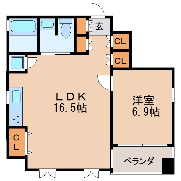 FONTANAの物件間取画像