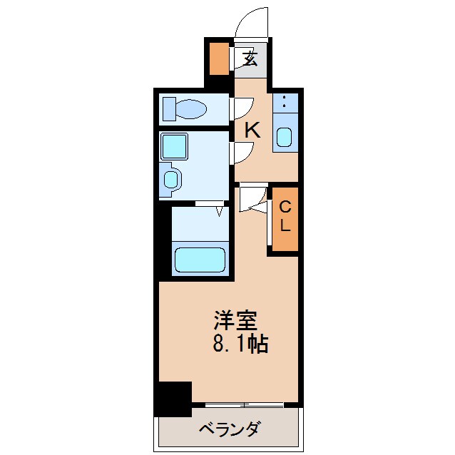 エスリード新栄マルスの物件間取画像