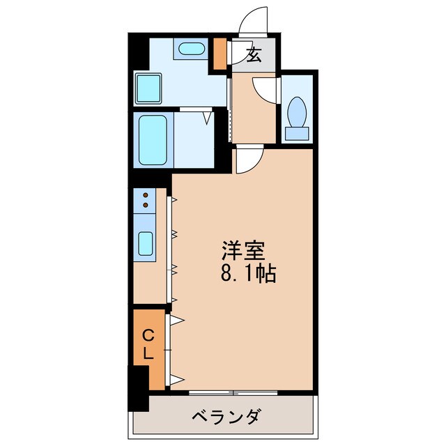 矢場町駅 徒歩5分 2階の物件間取画像