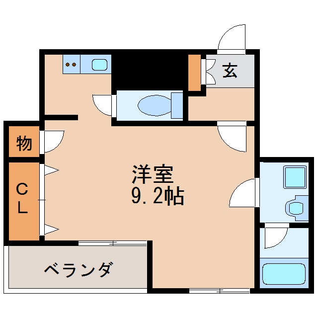 矢場町駅 徒歩6分 6階の物件間取画像