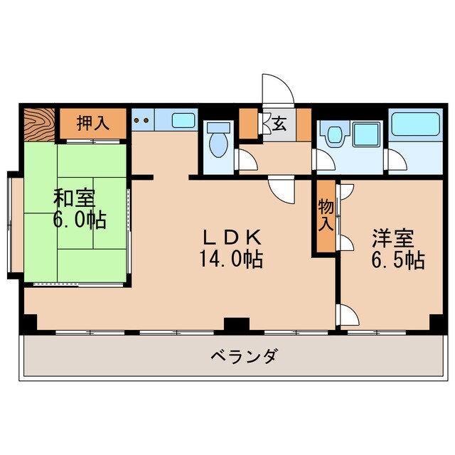 伏見駅 徒歩5分 11階の物件間取画像