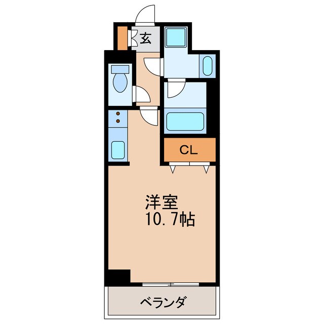 レジディア高岳の物件間取画像