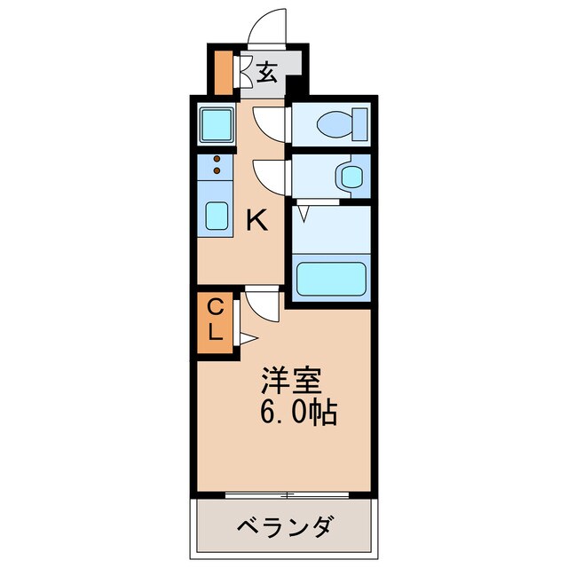 プレサンス新栄ユリシスの物件間取画像