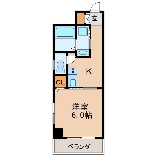 第6加藤ビルの物件間取画像