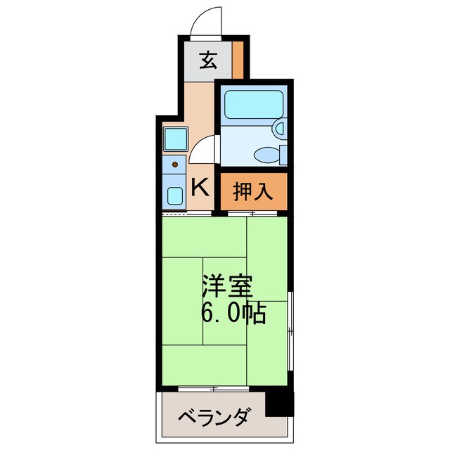 鶴舞駅 徒歩11分 4階の物件間取画像