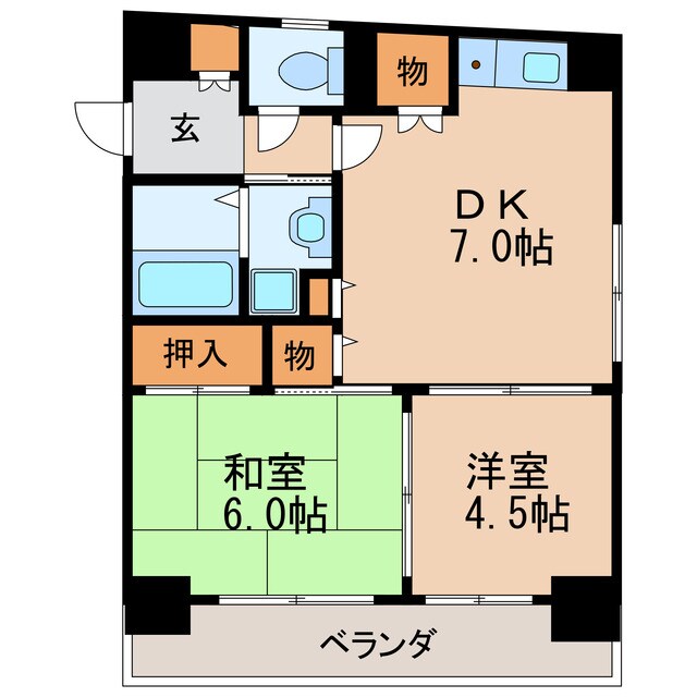 マノアール泉の物件間取画像