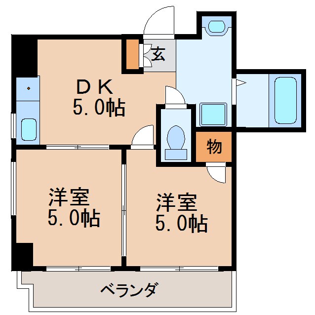 フジアーバンハイツの物件間取画像