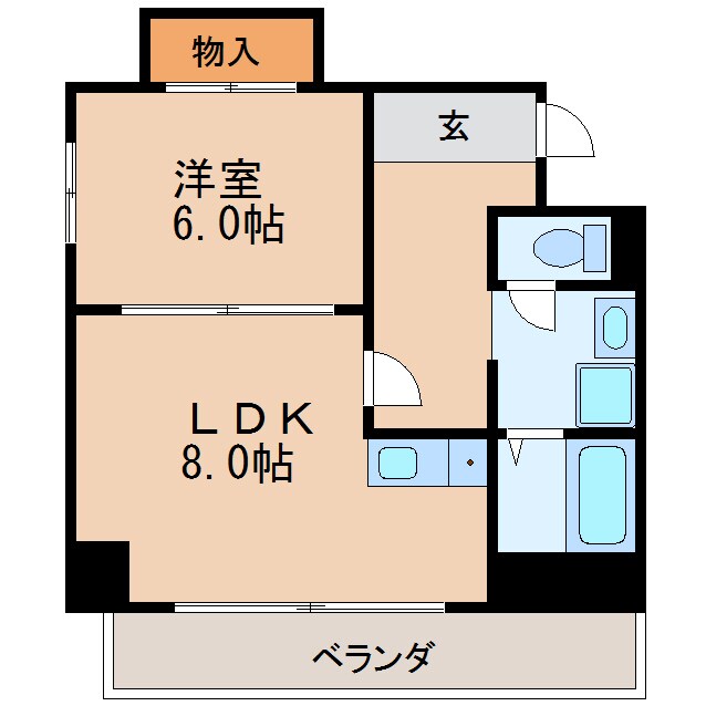 ケイポイントビルの物件間取画像