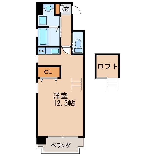 エターナル栄の物件間取画像